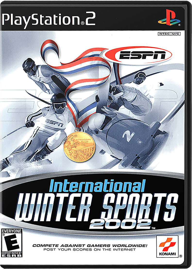 ESPN International Winter Sports 2002 box art for Playstation 2